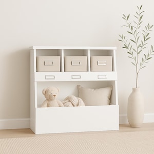 DIY Baby Toy Bin Box Plan: Printable PDF Build Guide