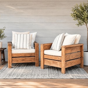 DIY Outdoor Sofa Plan: Digitaler Holzbau Plan (PDF Download)