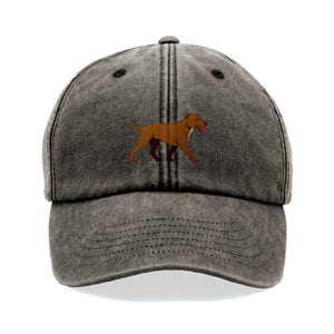 Light Brown Staffy Embroidered Cap – Vintage Cotton Dad Hat in 8 Colours