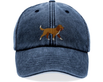 Brown Cocker Spaniel Embroidered Cap – Vintage Cotton Dad Hat in 8 Colours