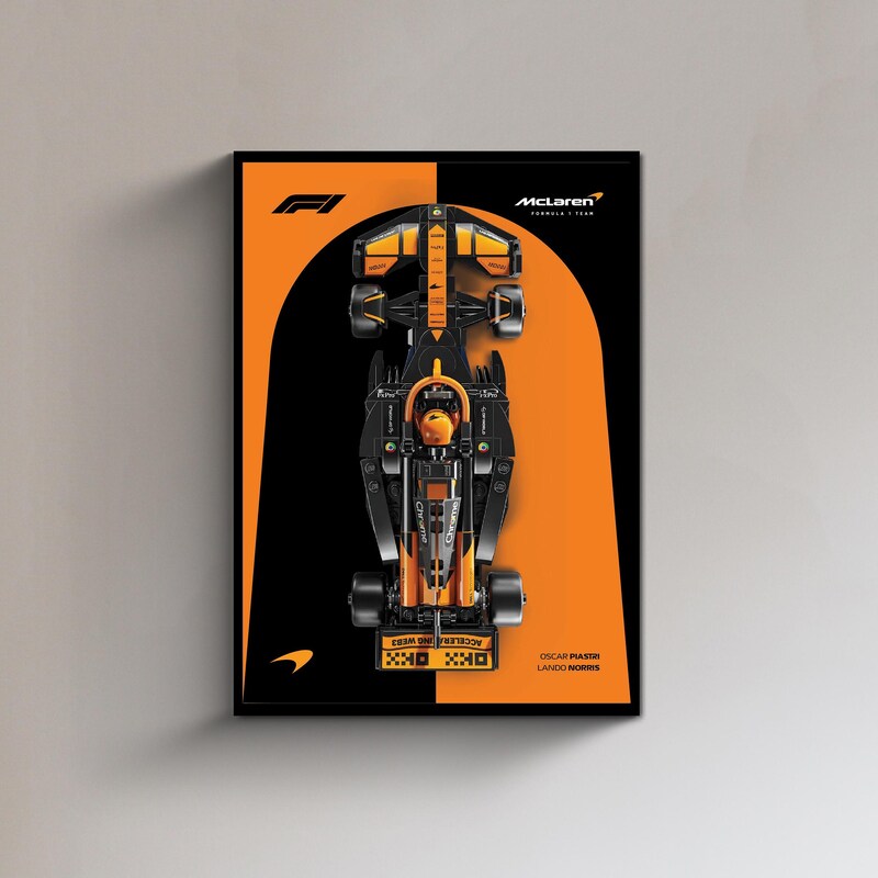 Mclaren Dual Finish Beat the Pack by How Many Seconds. - Etsy Canada