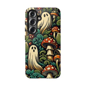 Halloween Ghosts Phone Case for Samsung Galaxy S25 S24 S23 S22 S21 S20 S10 Tough Samsung Galaxy Ghosts Halloween Phone Case
