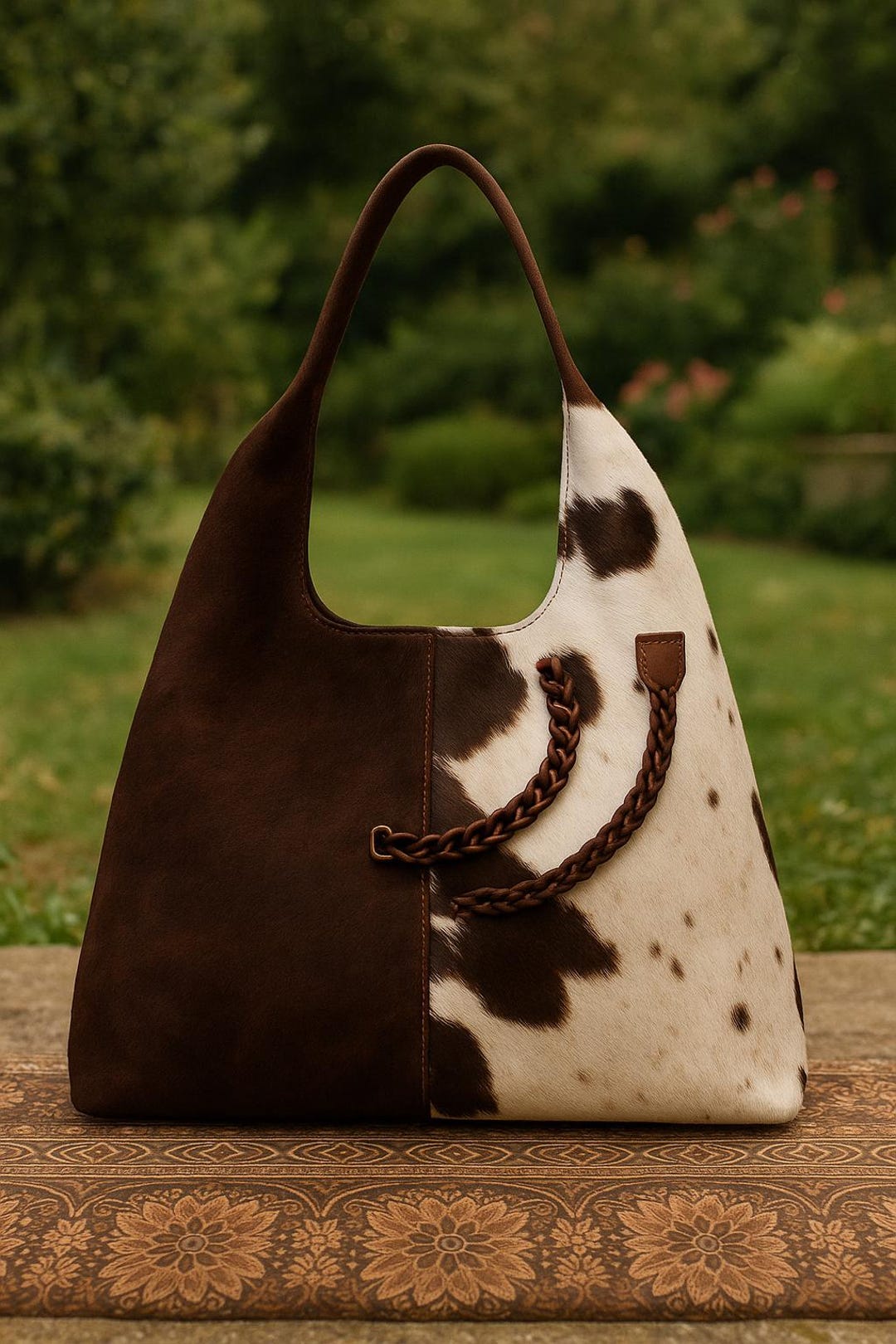 Hogsback Leather Handmade Cowhide Leather Hobo Bag: Large Slouchy Tote - Etsy