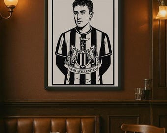 サム・フェンダー NUFC プリント