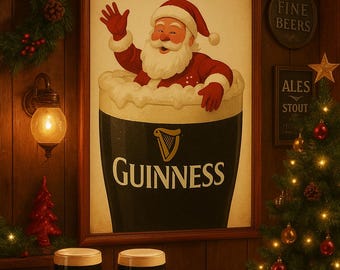 Julskylt för Guinness-baren: Digital nedladdning för Guinness-älskare