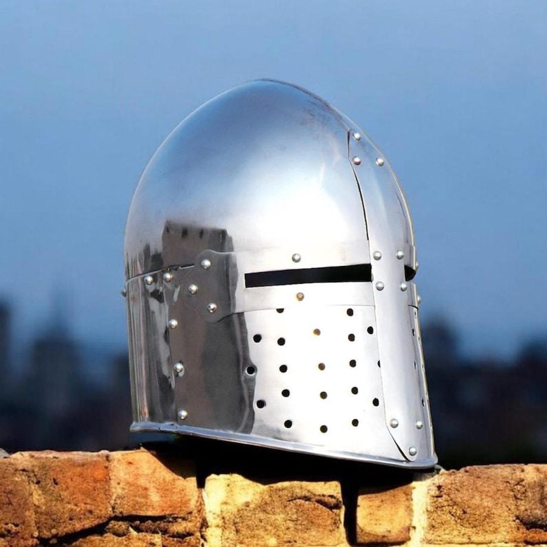 16th Century Historical Medieval Crusader Great Helm Replica – Steel ...