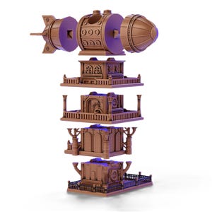 Steampunk Airship Dock