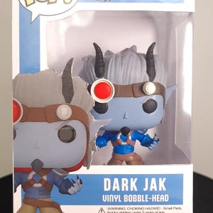 Custom popfiguur Dark Jak: Jak en Daxter fanart verzamelobject, handgeschilderd standbeeld