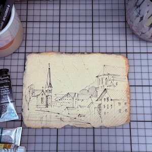 Sketch No.3, watercolor watercolour art drawing painting sketch