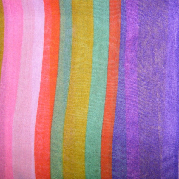 Fabric: Bright Stripe Design             "50% off already marked price"