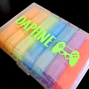 Personalised Pill& Supplement Organiser