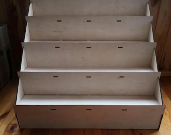 Spice Rack – Large 4 Tier Wooden Spice Rack for Kitchen Countertop Storage