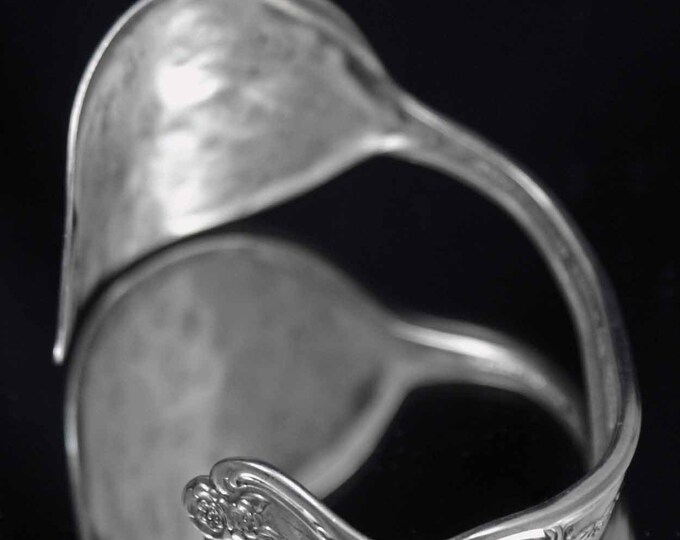 Cuff Spoon Bracelet Silverware Bracelet Vintage Magnolia Etsy