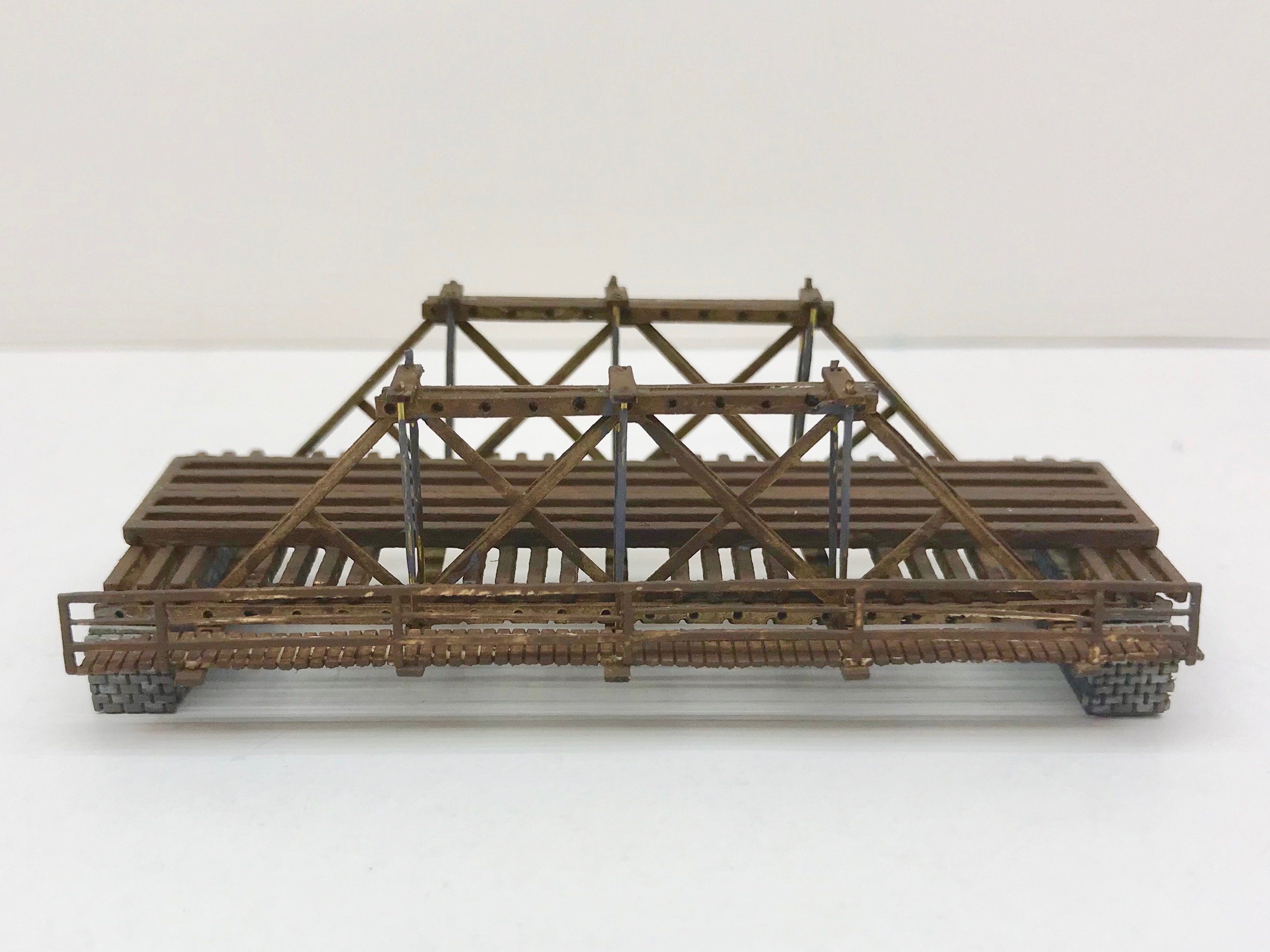 N Scale Pony Truss Bridge RTR or KIT Custom Designed Laser