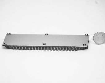 N Scale Deck Barge -  Painted Custom Designed model of a typical river Deck Barge RTR 1:160 Scale. YOUR CHOICE of 40', 50', or 60' Length