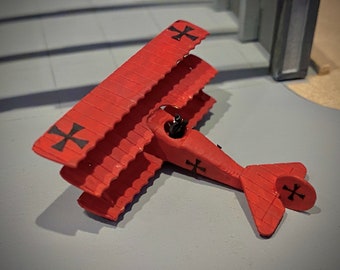 Escala N Fokker DR.1 Triplano KIT N Escala 1:160 Red Baron Model Railroad Diorama avión avión