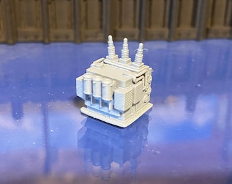 Z Scale Electrical Substation Transformer RTR Scale Model Engineering Platinum Series Model 1:220 Scale Museum Quality