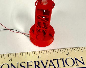 Boya marcadora de canal con luz intermitente, modelo de línea de flotación, escala HO (1:87), serie Platinum de SME