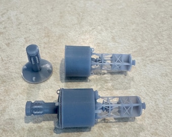 Boyas marcadoras de canal a escala N Serie Platinum 1:160 RTR 1 PAR Calidad de museo