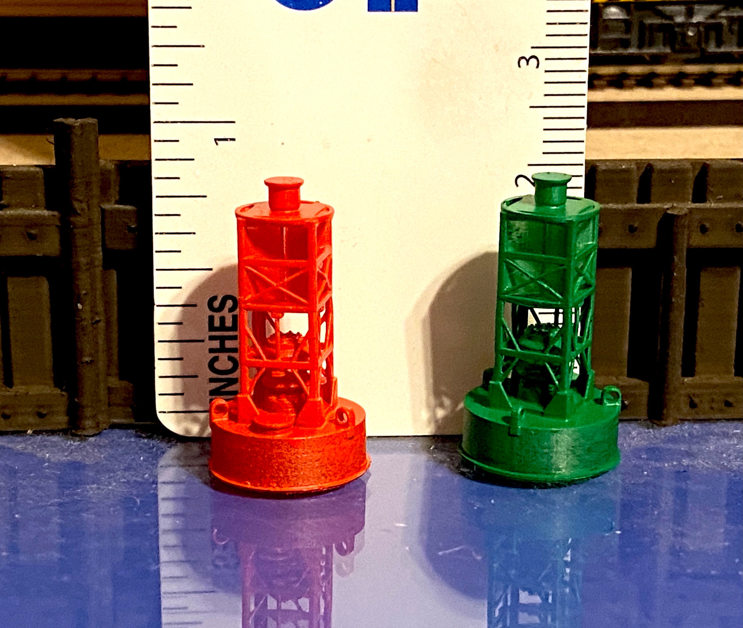 N Scale Channel Marker Buoys Platinum Series 1160 RTR 1 PAIR Museum