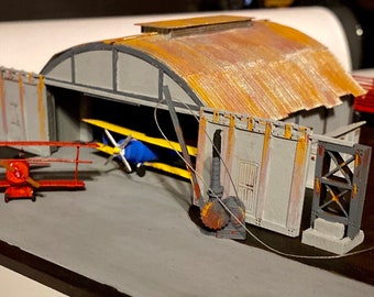 Snugg Harbor International Airport Hangar – N Scale (1:160) Laser-Cut Kit By Scale Model Engineering
