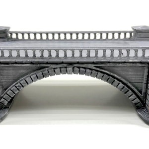 N Scale Stone Arch Bridge RTR Custom Designed/Assembled/Painted 1:160
