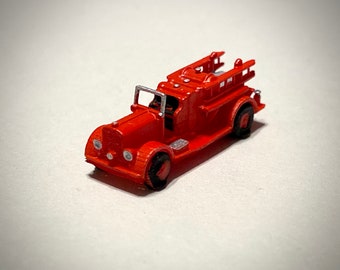 RTR -1940's Fire Truck Z Scale (1:220) SME Platinum Series Pintado a mano