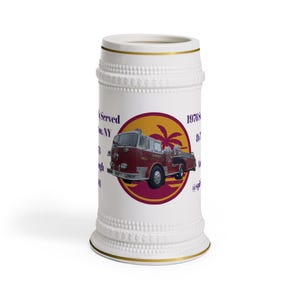 Beer Stein Mug of @spiritof76tda for Firefighters, Collectors, Beer Lovers, Collectible, Kitchen Decor, Home Bar Accessory