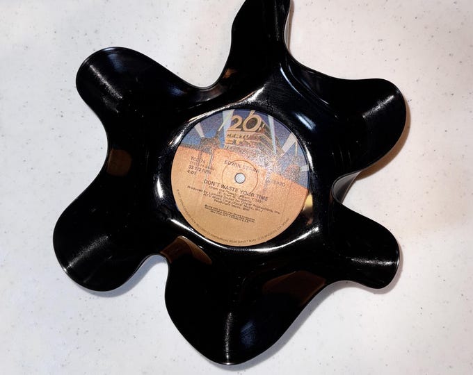 Decorative Vinyl Record Bowl