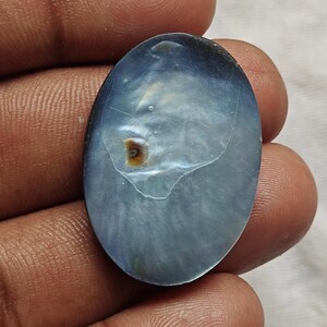 Natural Mother of Pearl Cabochons: Smooth Oval Gemstone Lot, AAA Quality