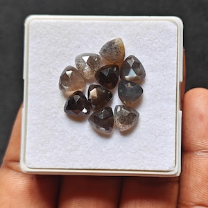 Top Quality Natural Sunstone Moonstone Rose Cut Trillion Shape Cabochon Lose Gemstone Lot AAA Quality Gemstones For Making & Using Jewelry