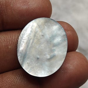 Natural Mother of Pearl Cabochons: Smooth Oval Gemstone Lot, AAA Quality