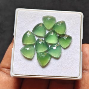 Natural Serpentine Rose Cut Trillion Cabochon Lot: AAA Quality Gemstones for Jewelry