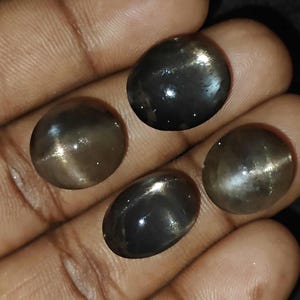 Sunstone Moonstone Cabochon Lot: Smooth Oval Gemstones