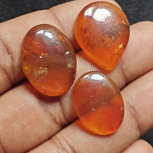 Top-Qualität Naturbernstein Glatte Mix Form Cabochon Verlieren Edelstein Lot AAA Qualität Edelsteine für die Herstellung & Verwendung von Schmuck
