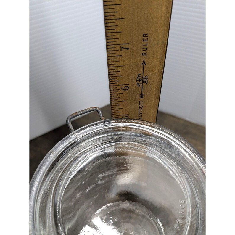 Vintage Glass Nuts Storage Jar With Rustic Wire Clasp Lid - Etsy