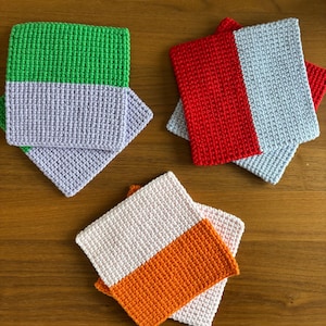 Potholders modern and colorful