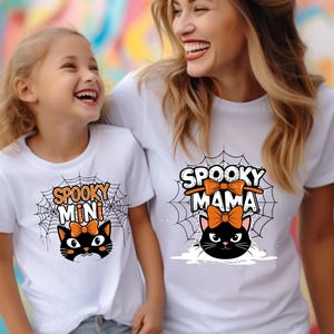 Spooky Mama Mini PNG, Coquette Halloween PNG, Spooky Season PNG, Retro Halloween Png, Spooky vibes Png, Fall Png, Mama Mini Halloween Shirt