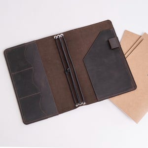 Leather journal cover, Travelers notebook a5, Leather notebook a5, Notebook cover a5, Journal cover a4, Refillable journal a5