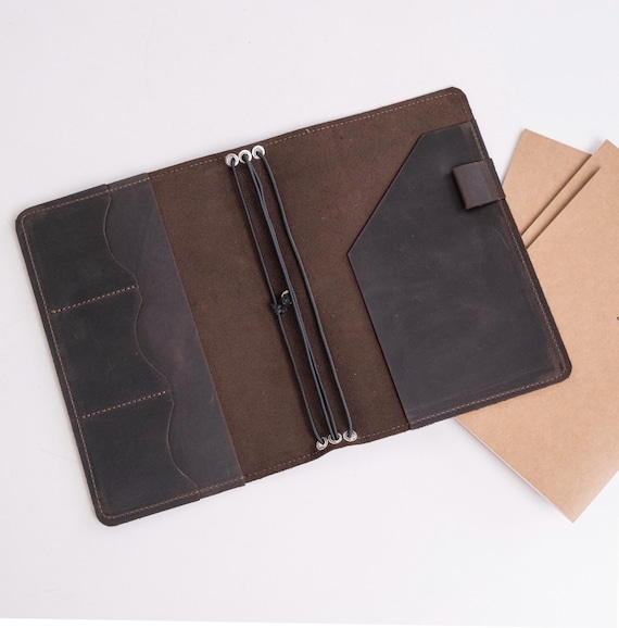 Leather journal cover, Travelers notebook a5, Leather notebook a5, Notebook cover a5, Journal cover a4, Refillable journal a5