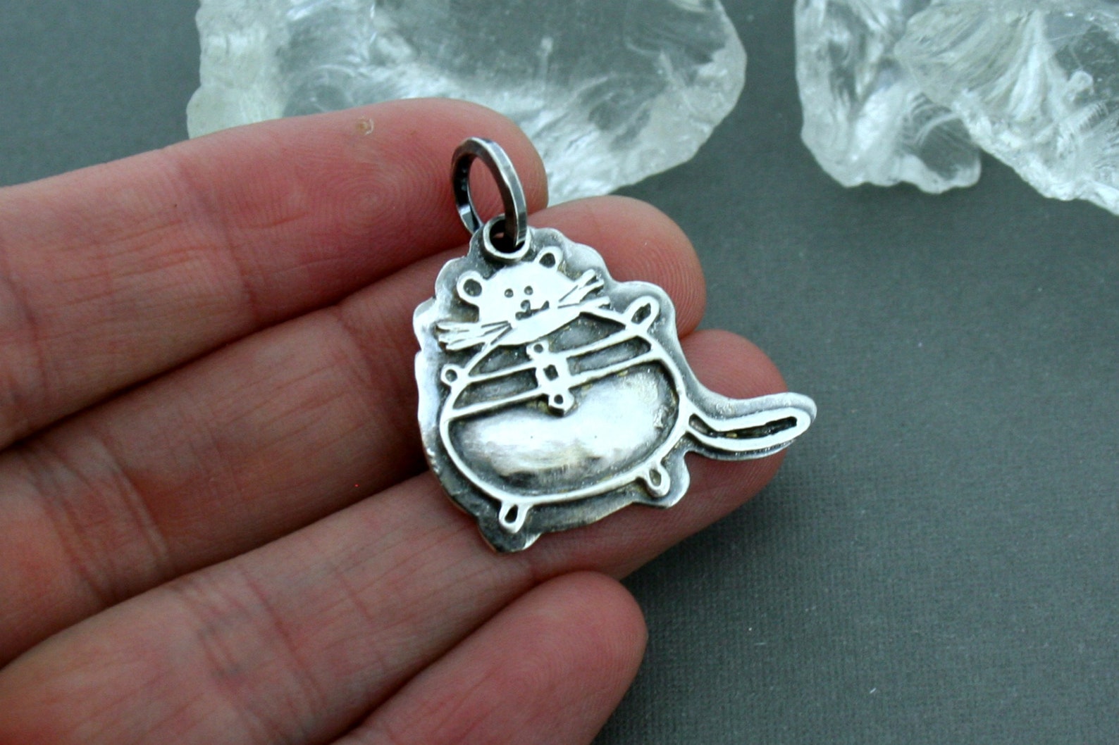 Childrens Drawing - Charm Made by Your Childrens Drawing - Child ...
