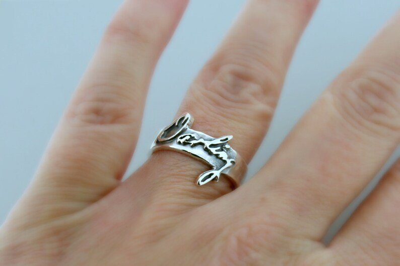Signature Ring Mommy Gift Ring Finger Signature Jewelry - Etsy