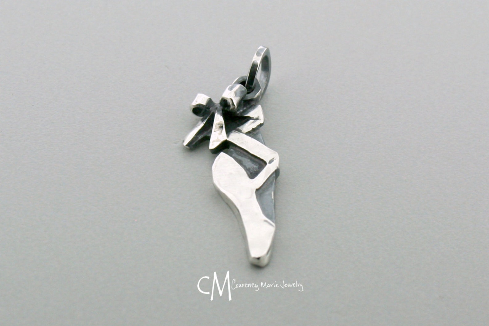 ballet shoe - pointe shoe charm - dance jewelry - ballet charm - gift for dancer - ballet charm - ballerina gift - sterling silv ballet shoe - pointe shoe charm - dance jewelry - ballet charm - gift for dancer - ballet charm - ballerina gift - sterling silv