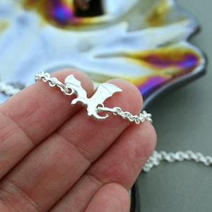 Silver Dragon Bracelet - Dragon Jewelry - Silver Bracelet