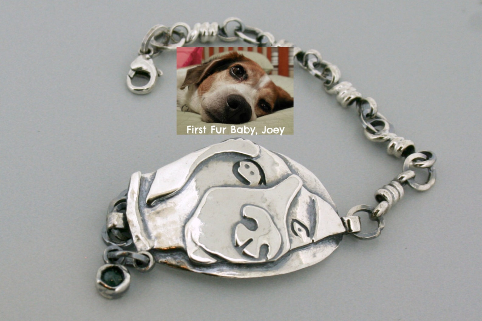 Custom Pet Jewelry Silver Dog Bracelet Pet Bracelet Dog Etsy