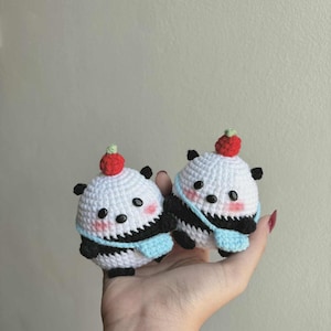 Crochet Panda Plushie – Handmade Amigurumi Stuffed Animal