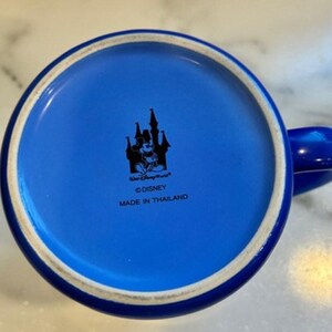 Vintage 1990s Walt Disney World 3D Mickey Mouse Blue Mug 12 Oz image 7