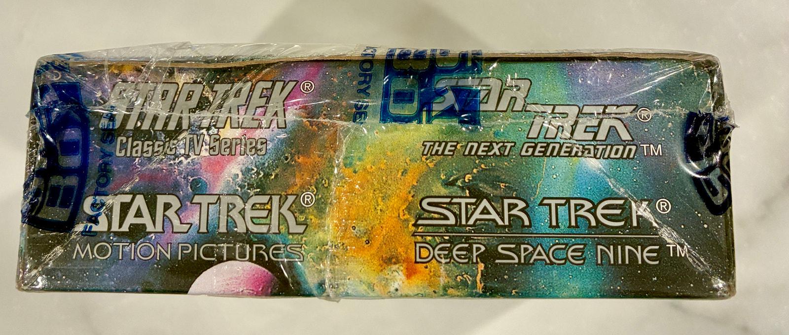 1993 Star Trek Skybox Master Series Card Box - Factory Sealed 36 Packs ...