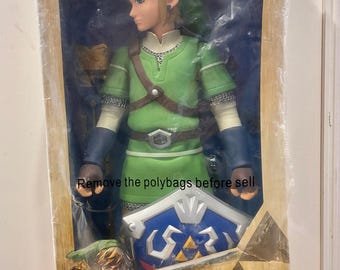 Legend of Zelda LINK Figure 20" Metallic Variant SDCC 2015 LE 3000 Skyward Sword