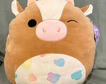 Squishmallow Griella the Winking Cow Plush 14" New with Tag